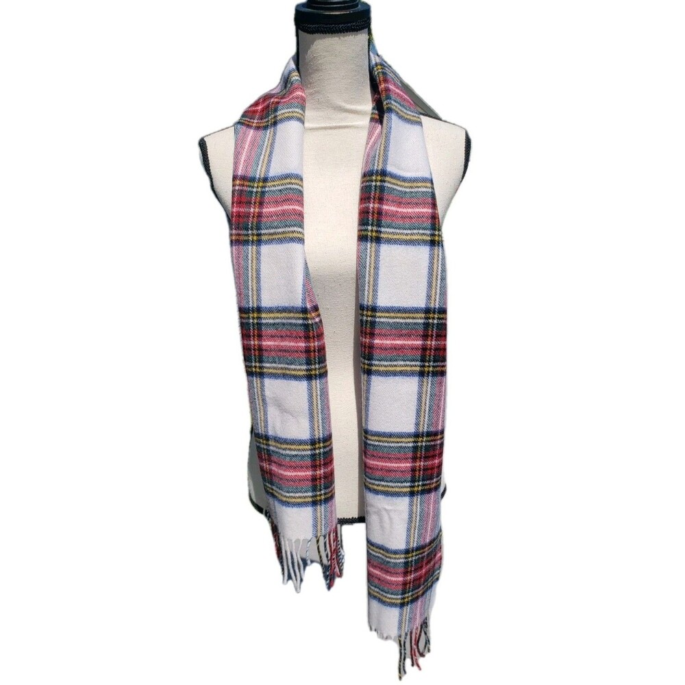 Lochcarron Scarf 100% Lambswool Tartan Plaid Scottish Clan Scarves 9.5" x 64"